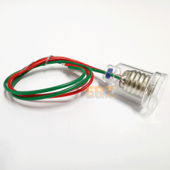 Lampenfassung E10, 10 Stück, mit Anschlussdraht